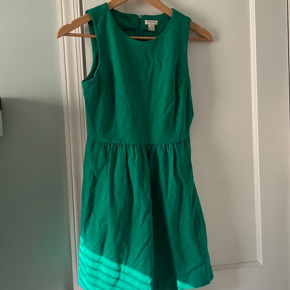 J.Crew Emerald Green Petite Dress - Picture 1 of 3